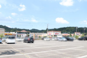 日本大正村の駐車場